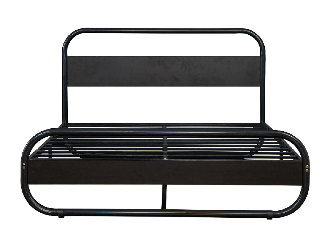 Verlicht LED Metalen Bed 160x200cm Zwart Eigentijds met LED