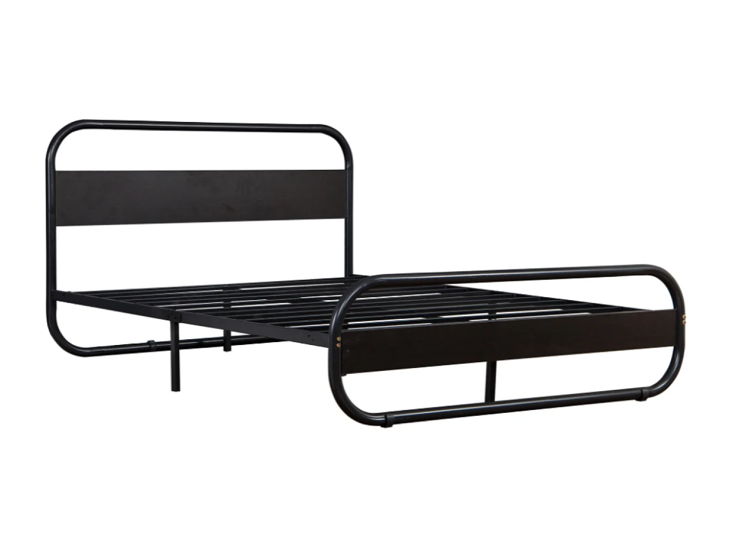 Lit à led en métal 140x190cm LEEDS