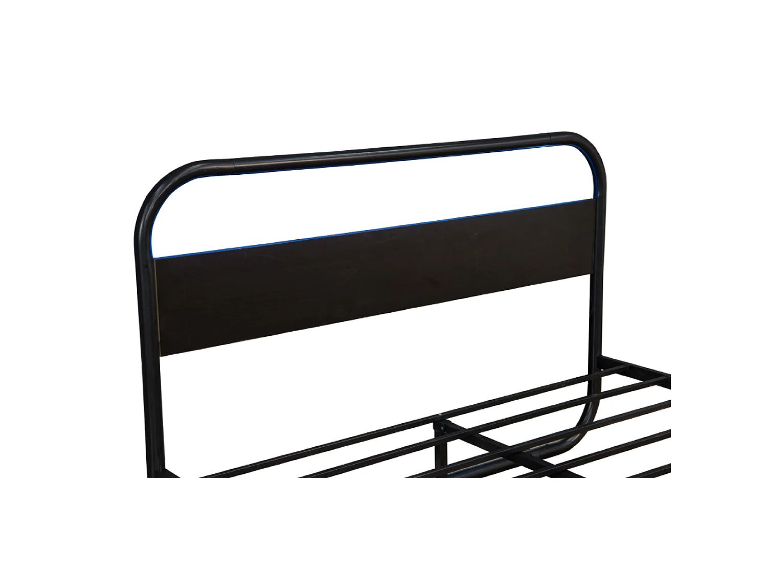 Letto LED in metallo 140 cm LEED