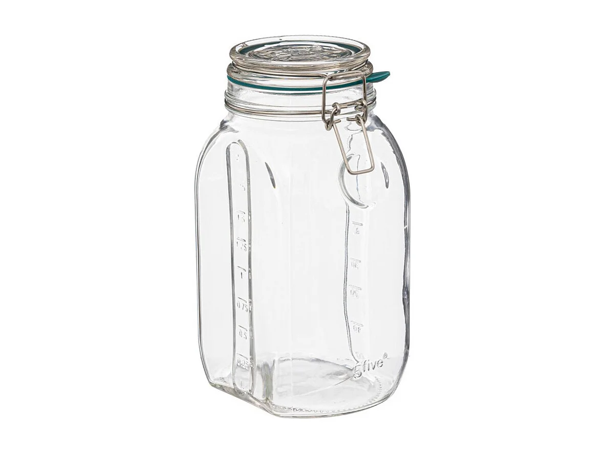 Bocal en Verre Gradué "Jarro" 2L Transparent