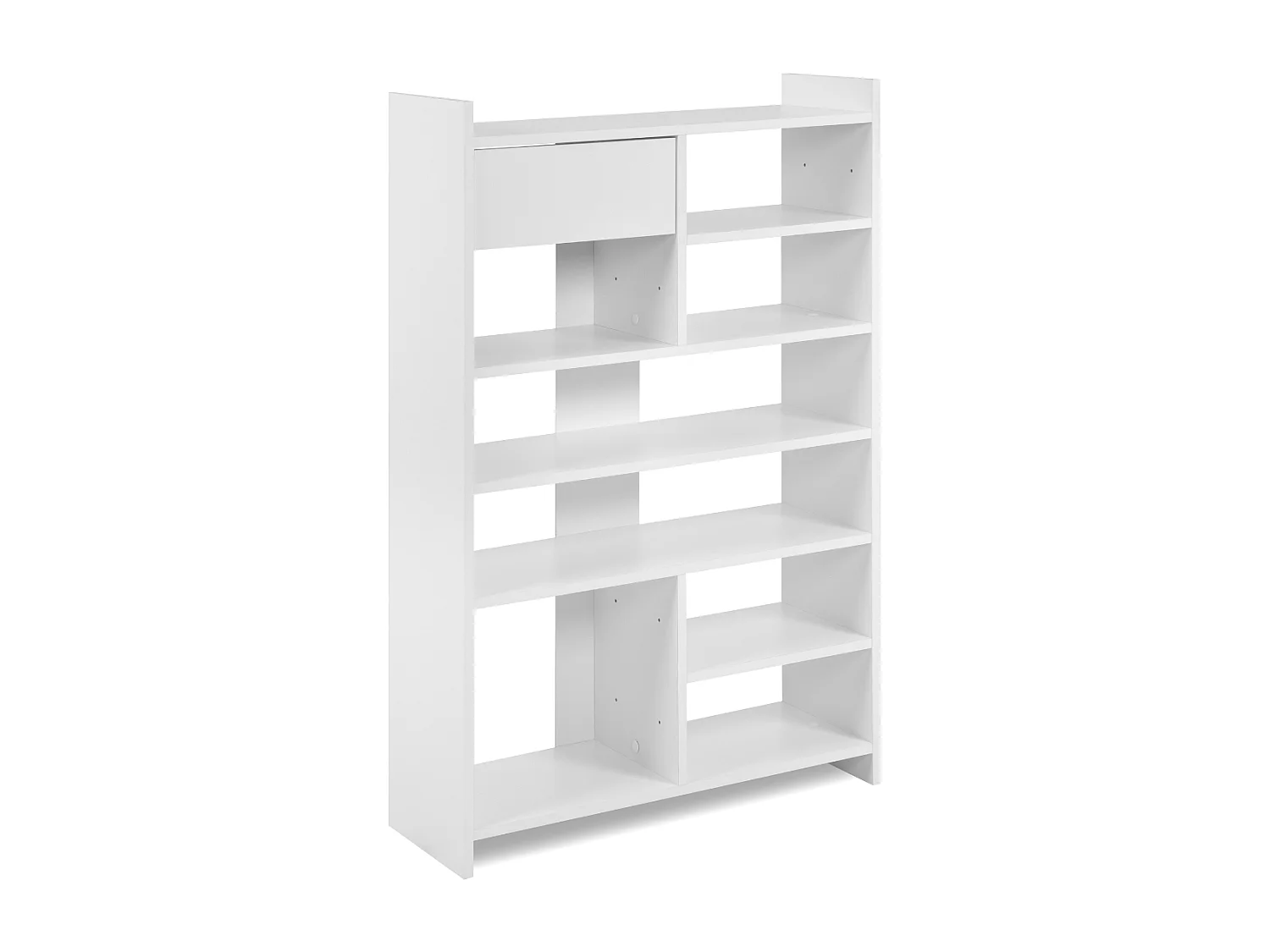 Armoire à chaussures 8 niches ouvertes et 1 tiroir H109 cm - MÜNSTER