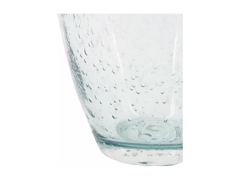 Vase Verre Bleu - Décoration d'Autrefois