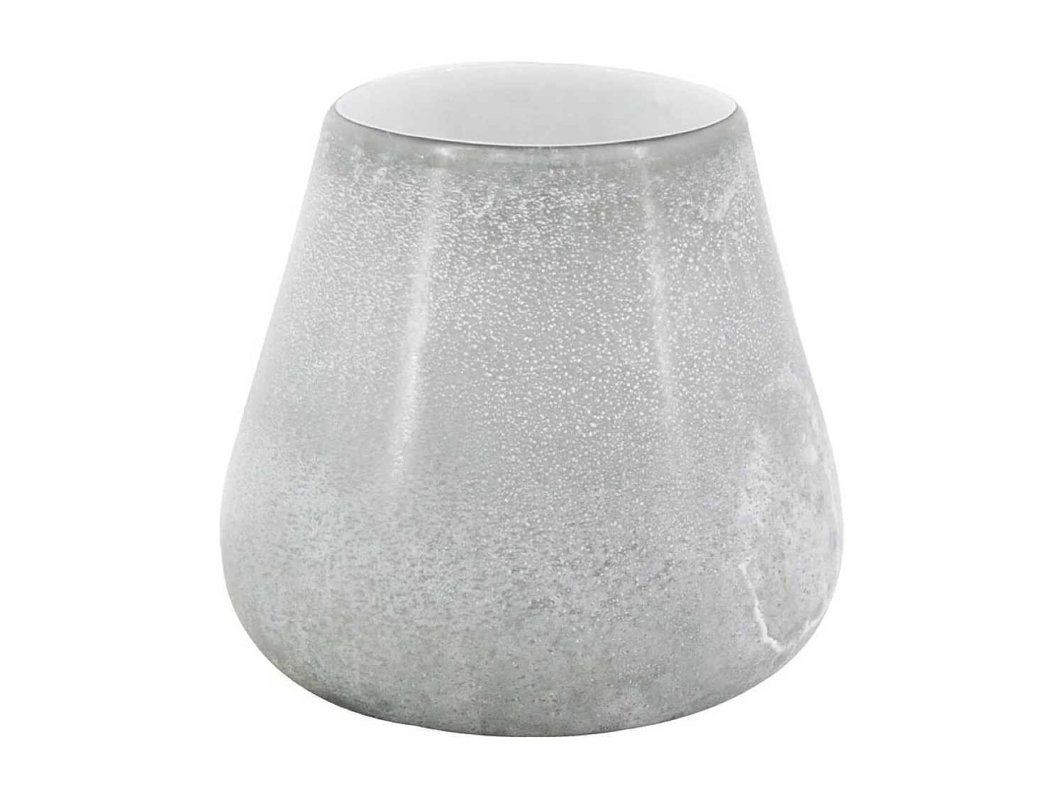 Vase Verre Blanc - Décoration d'Autrefois