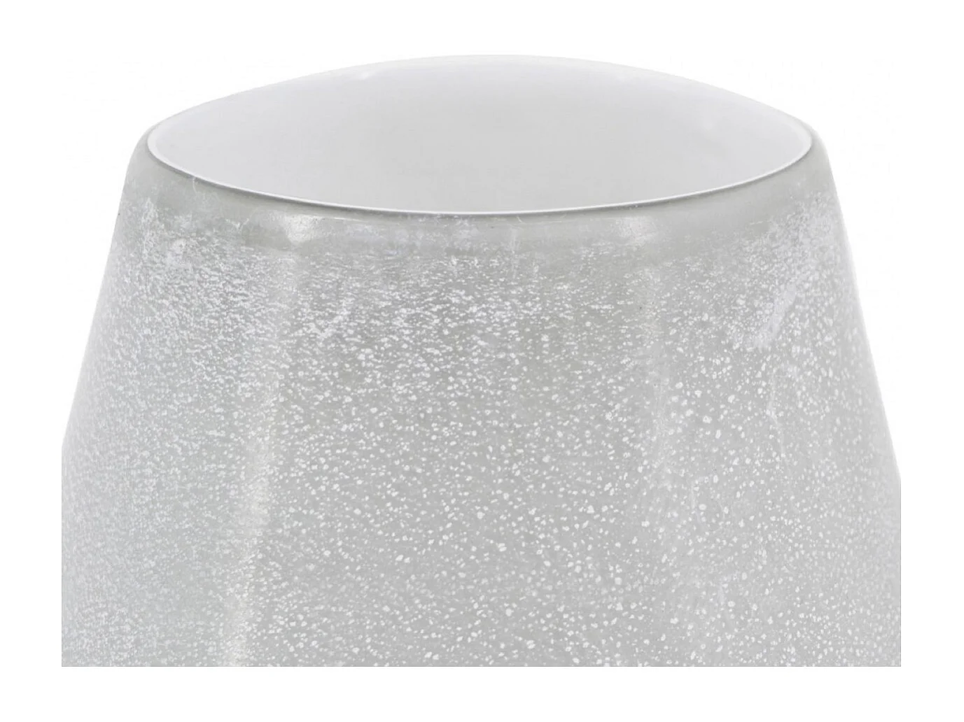 Vase Verre Blanc - Décoration d'Autrefois