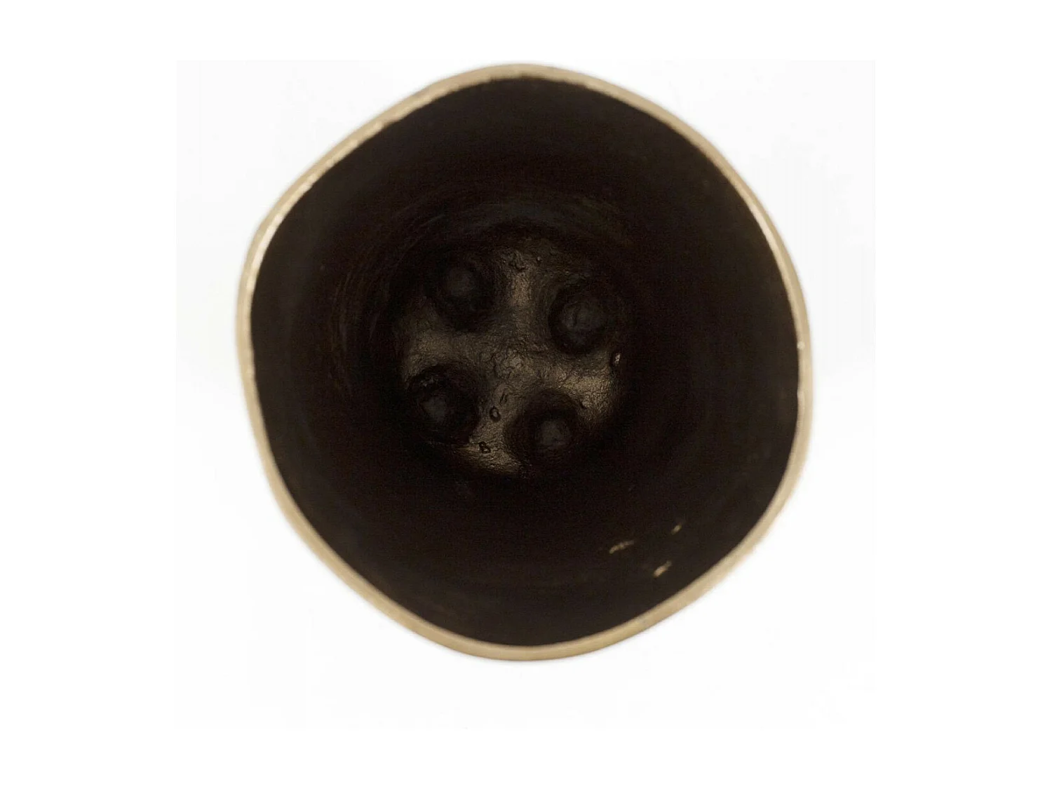 Vase Aluminium Or - Décoration d'Autrefois