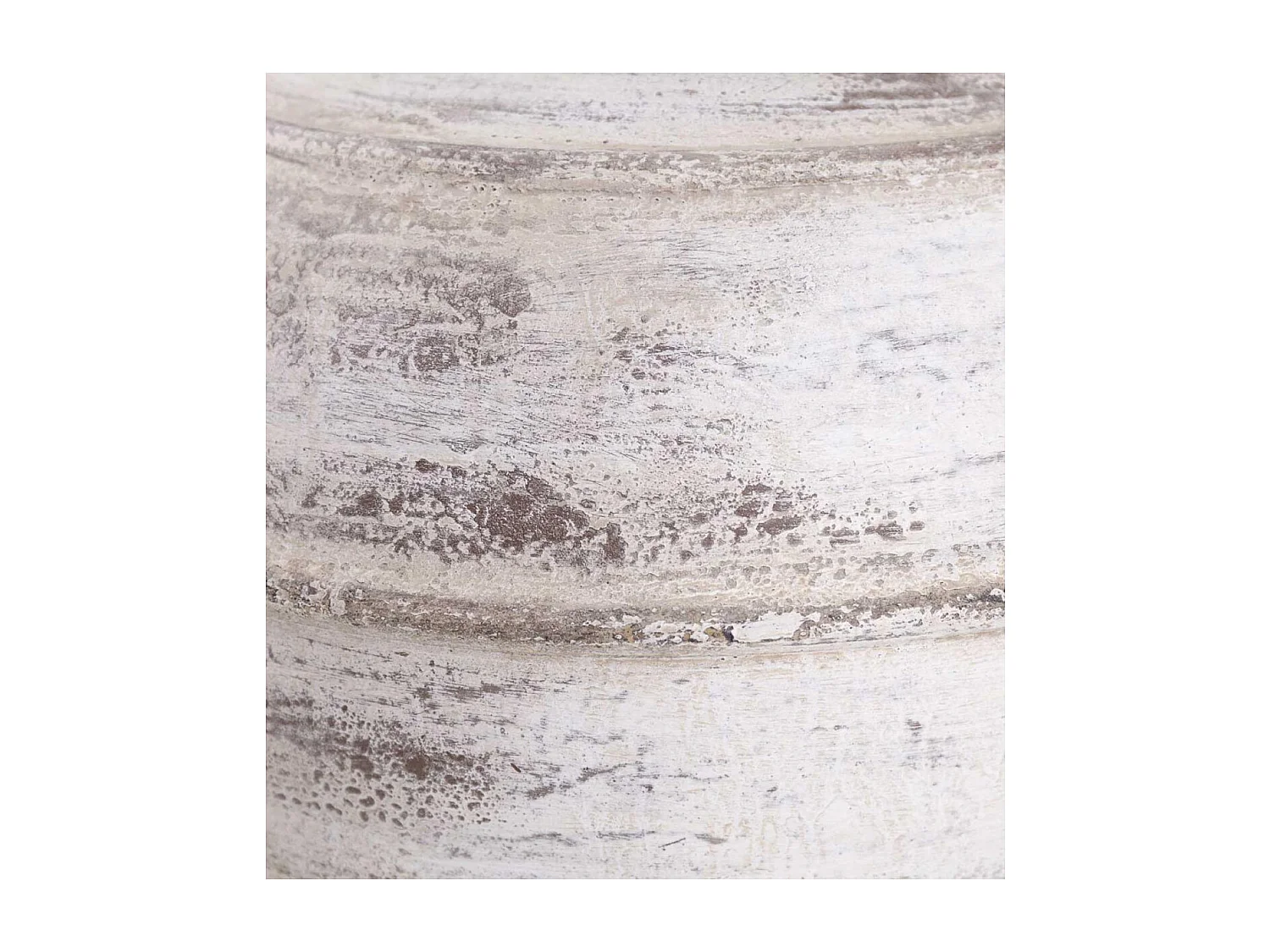 Vase argile Argile Blanc - Décoration d'Autrefois