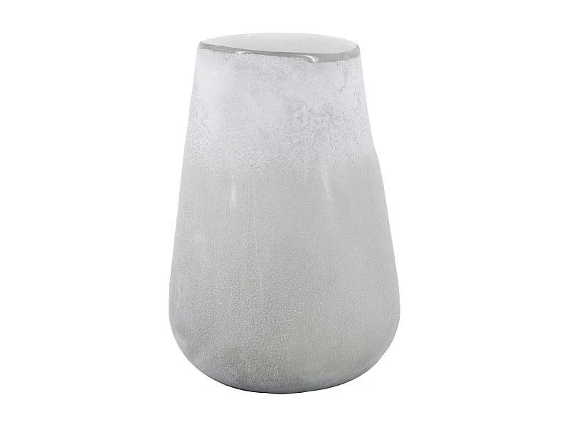 Vase Verre Blanc - Décoration d'Autrefois