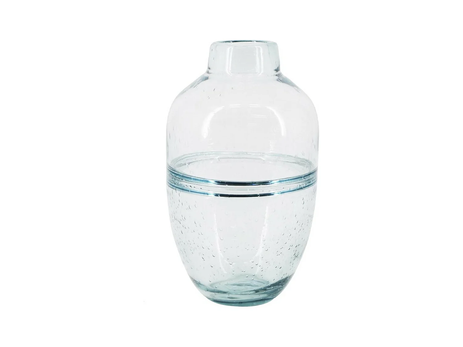 Vase Verre Bleu - Décoration d'Autrefois