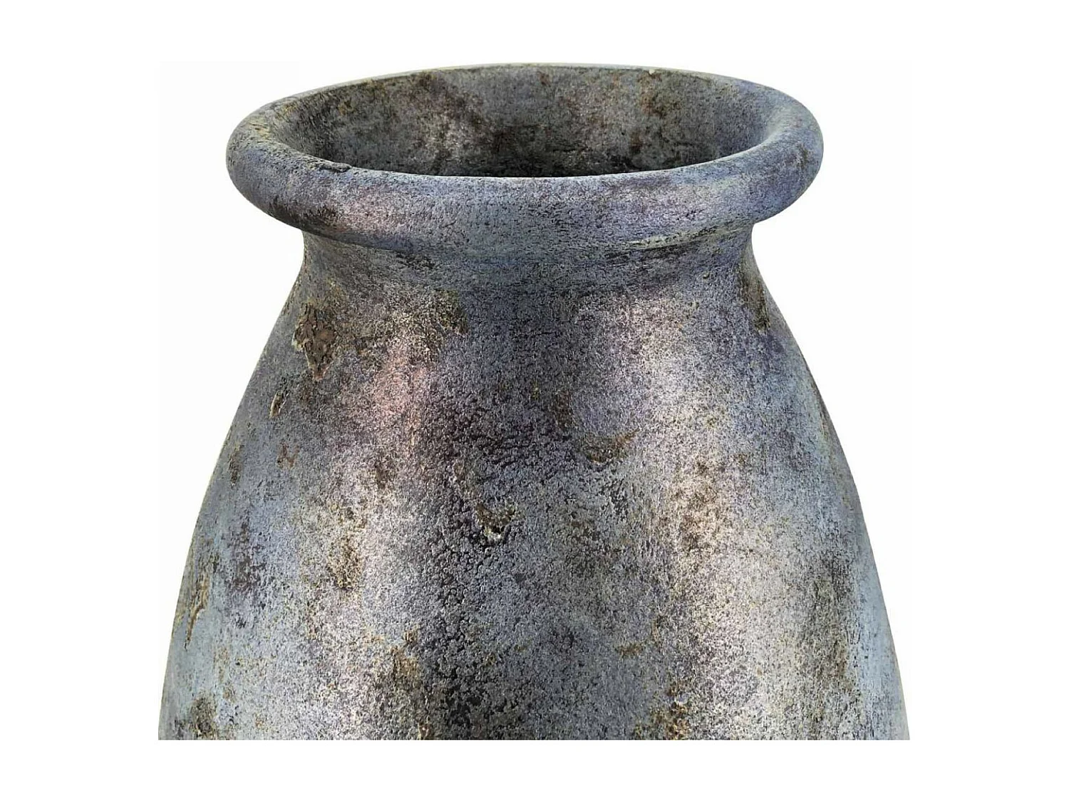 Vase terre cuite TerreCuite Bleu - Décoration d'Autrefois