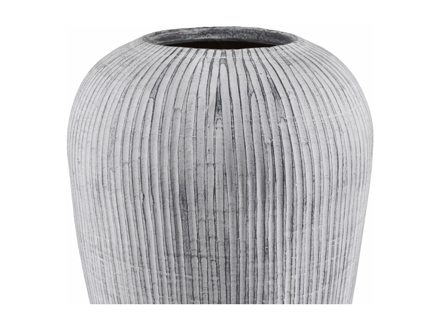 Vase terre cuite TerreCuite Gris - Décoration d'Autrefois