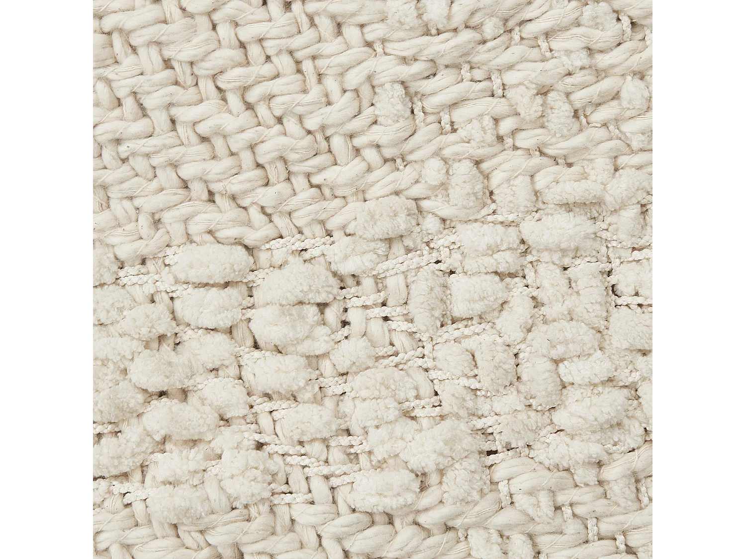 Coperta VELLA Cotone 200 x 220 cm Bianco sporco