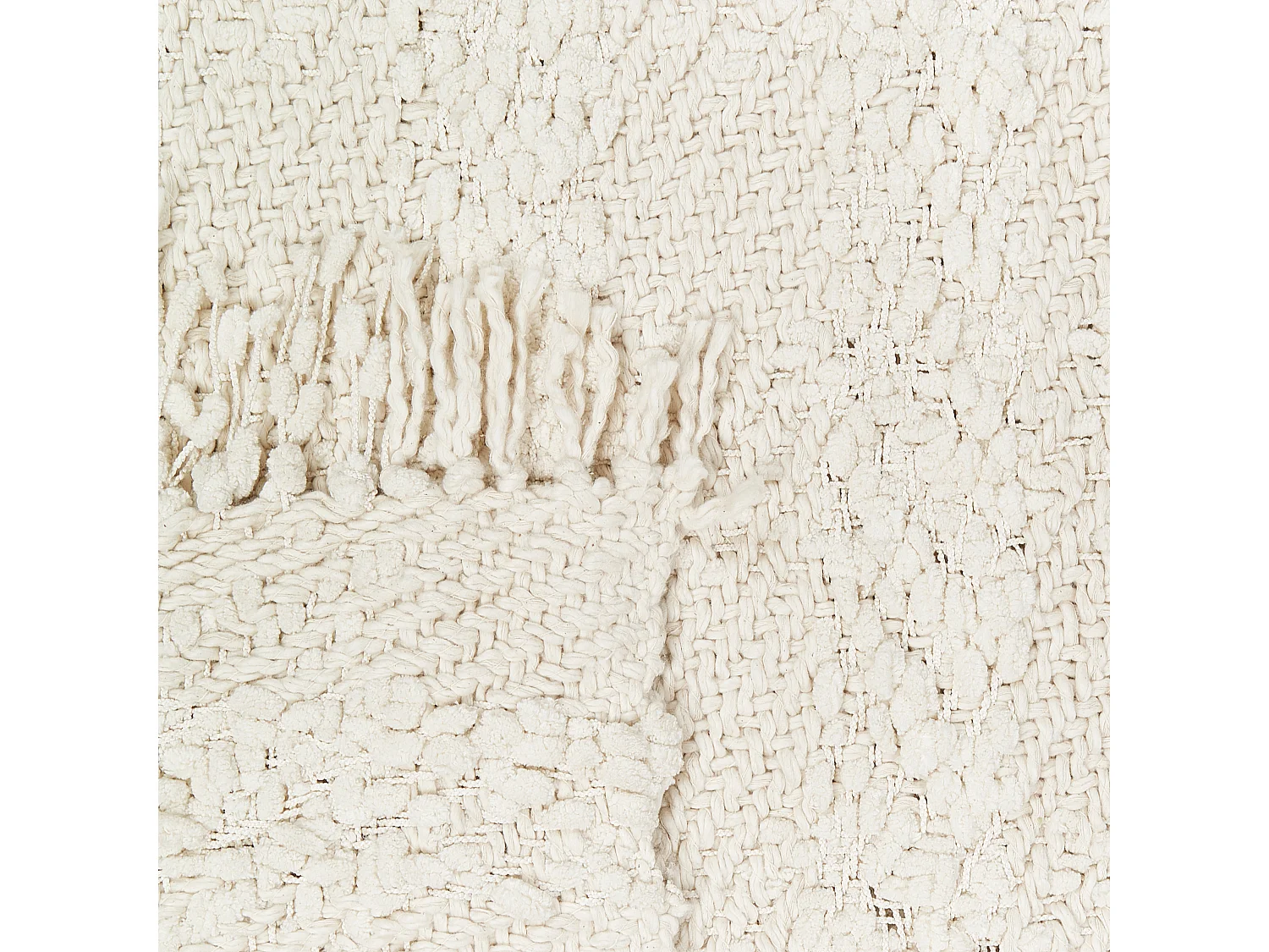 Couverture VELLA 200 x 220 cm Blanc cassé