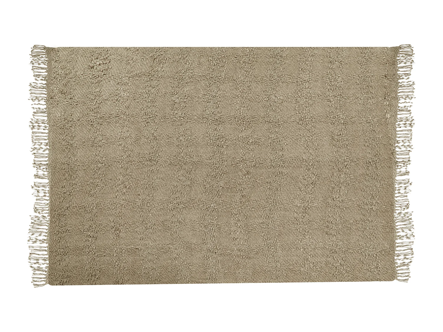 Couverture VELLA Coton 150 x 200 cm Taupe