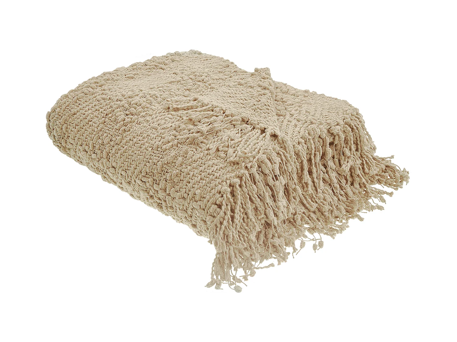Couverture VELLA Coton 150 x 200 cm Beige