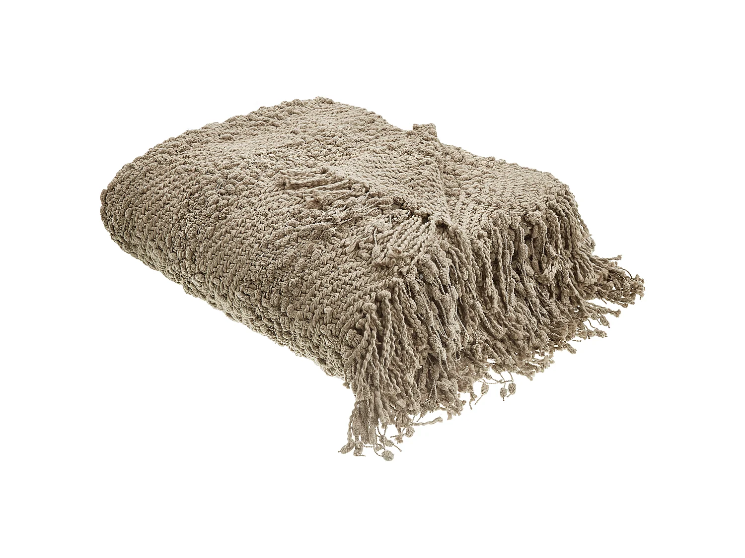 Coperta VELLA Cotone 220 x 240 cm Tortora
