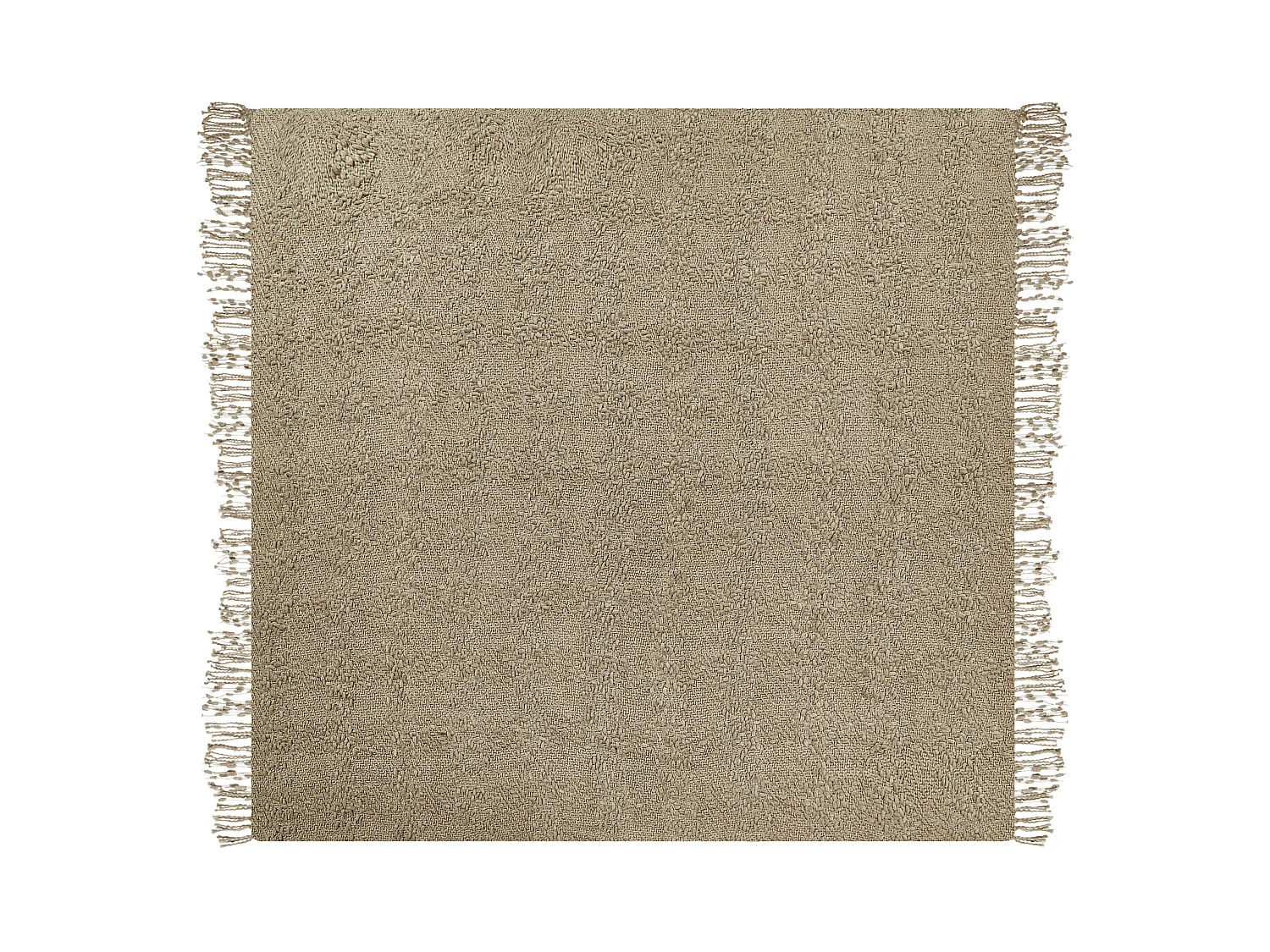 Coperta VELLA Cotone 220 x 240 cm Tortora