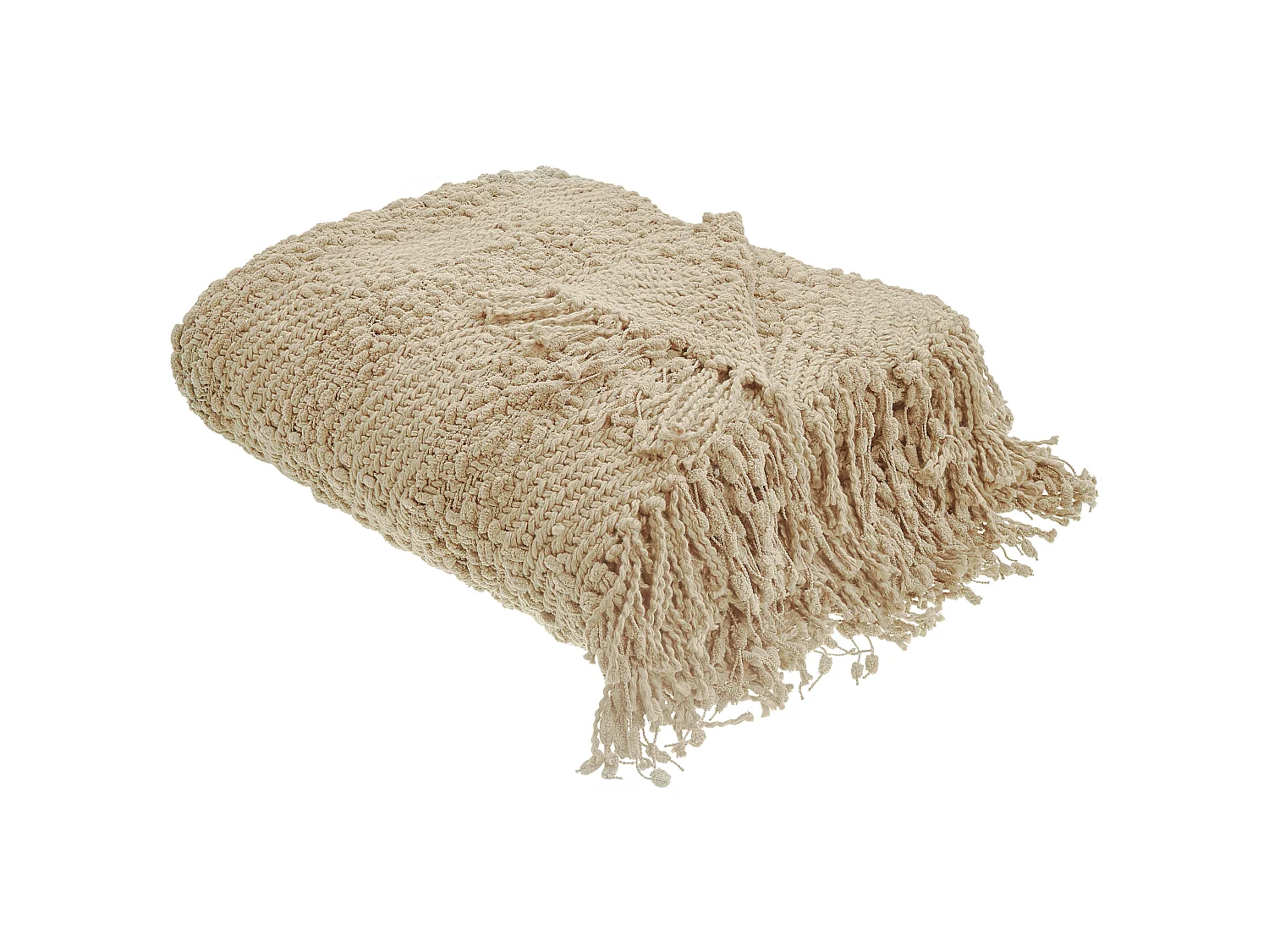 Couverture VELLA Coton 190 x 230 cm Beige