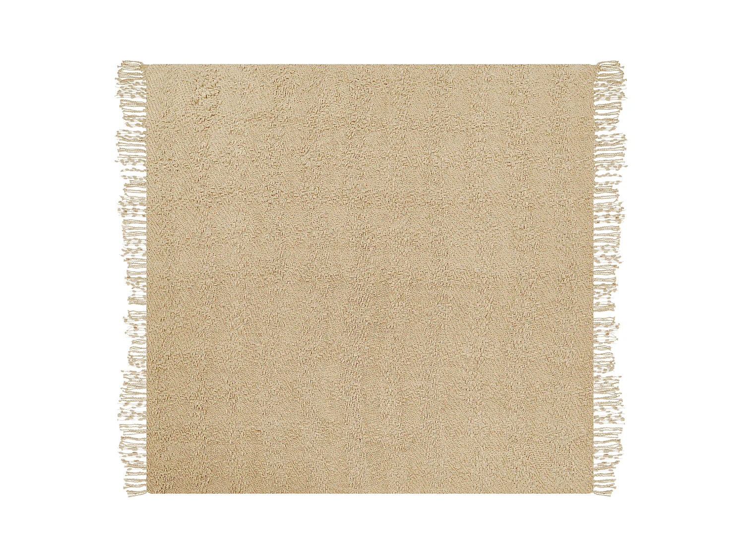 Couverture VELLA Coton 190 x 230 cm Beige