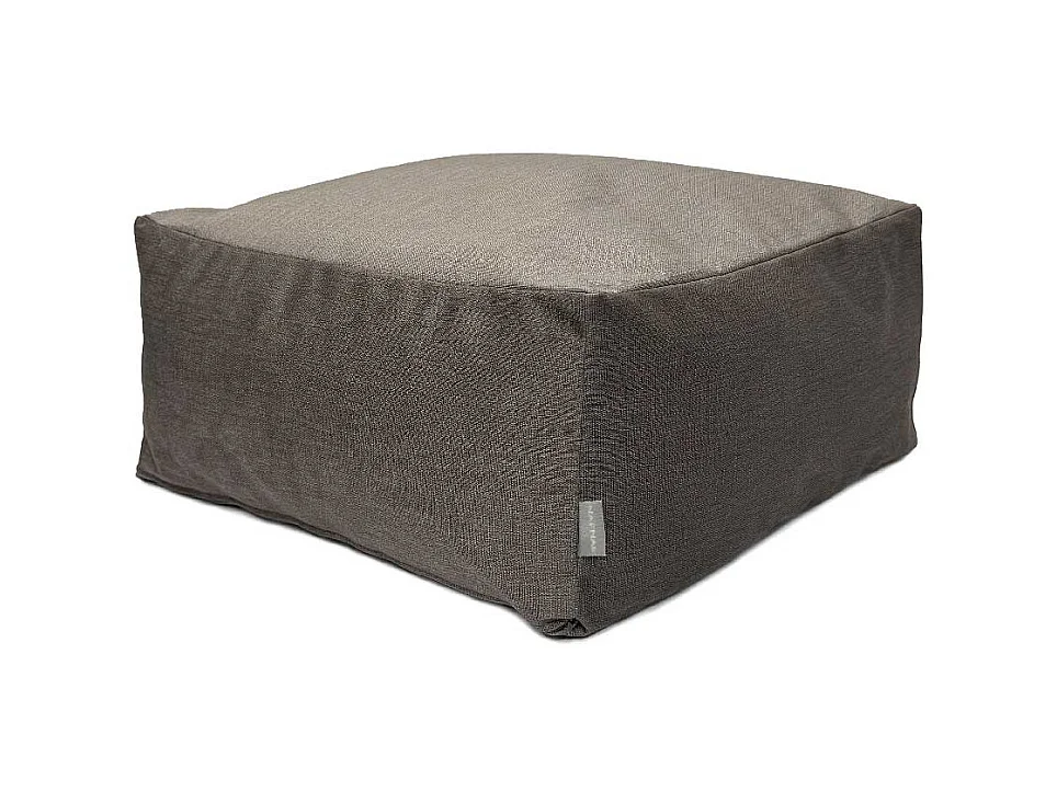 Pouf amovible Naf Naf PANDA BRUSHED 50x50x25 cm taupe