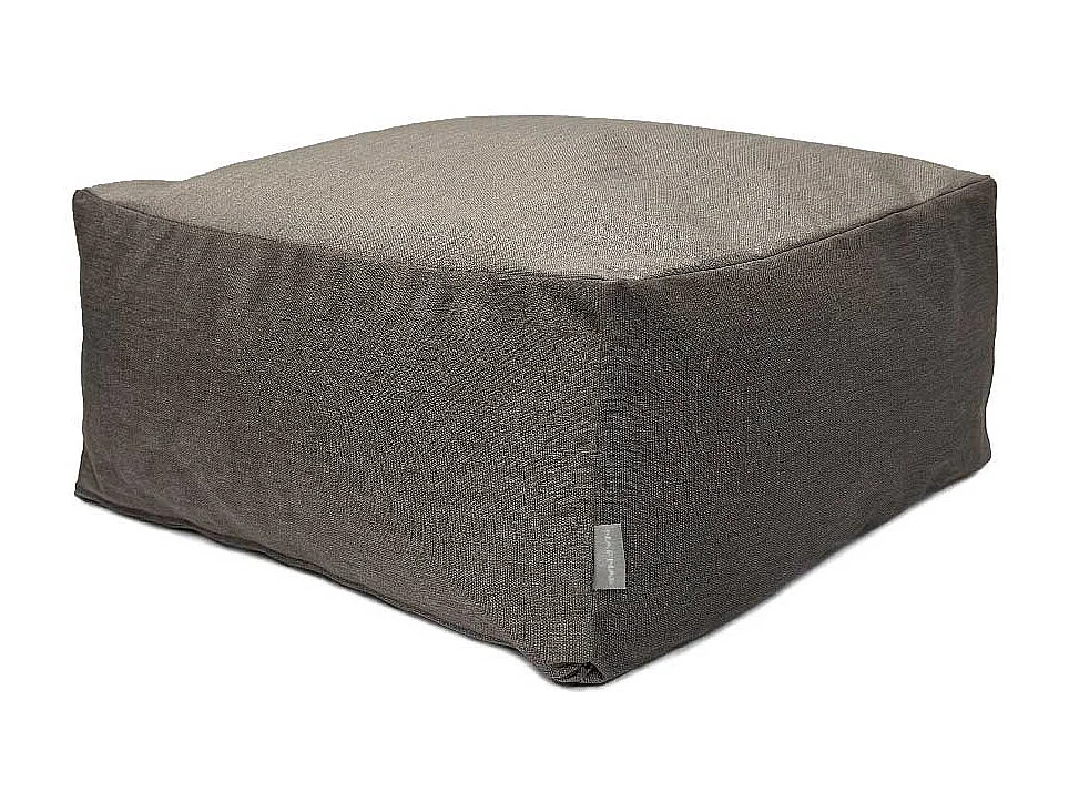 Pouf amovible Naf Naf PANDA BRUSHED 50x50x25 cm taupe
