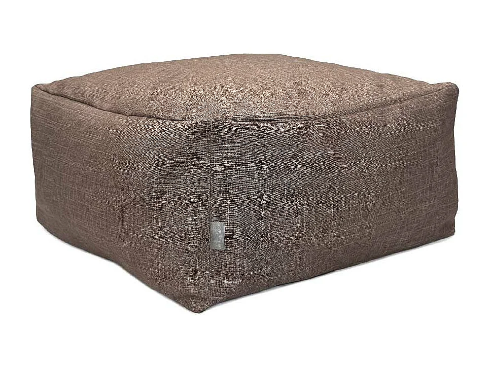 Pouf amovible Naf Naf MAYA 50x50x25 cm taupe