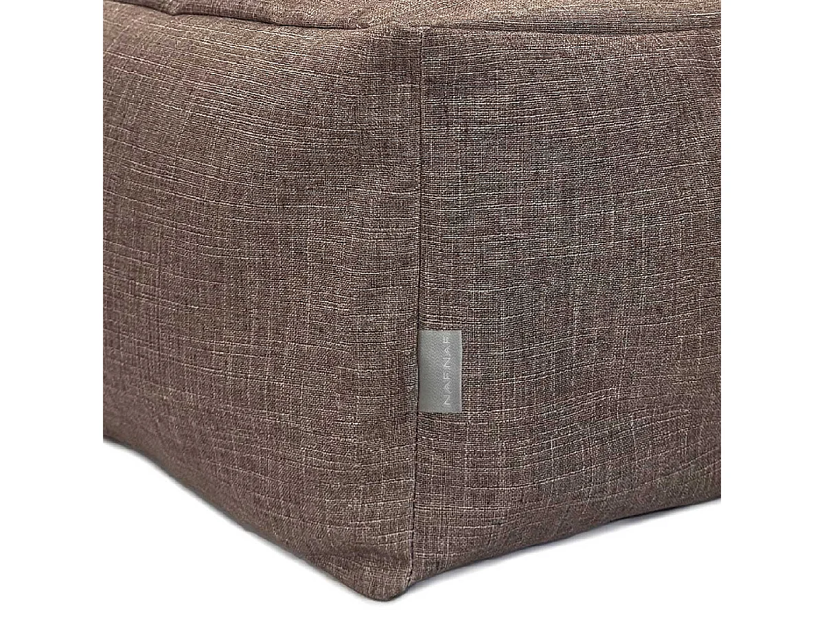 Pouf amovible Naf Naf MAYA 50x50x25 cm taupe