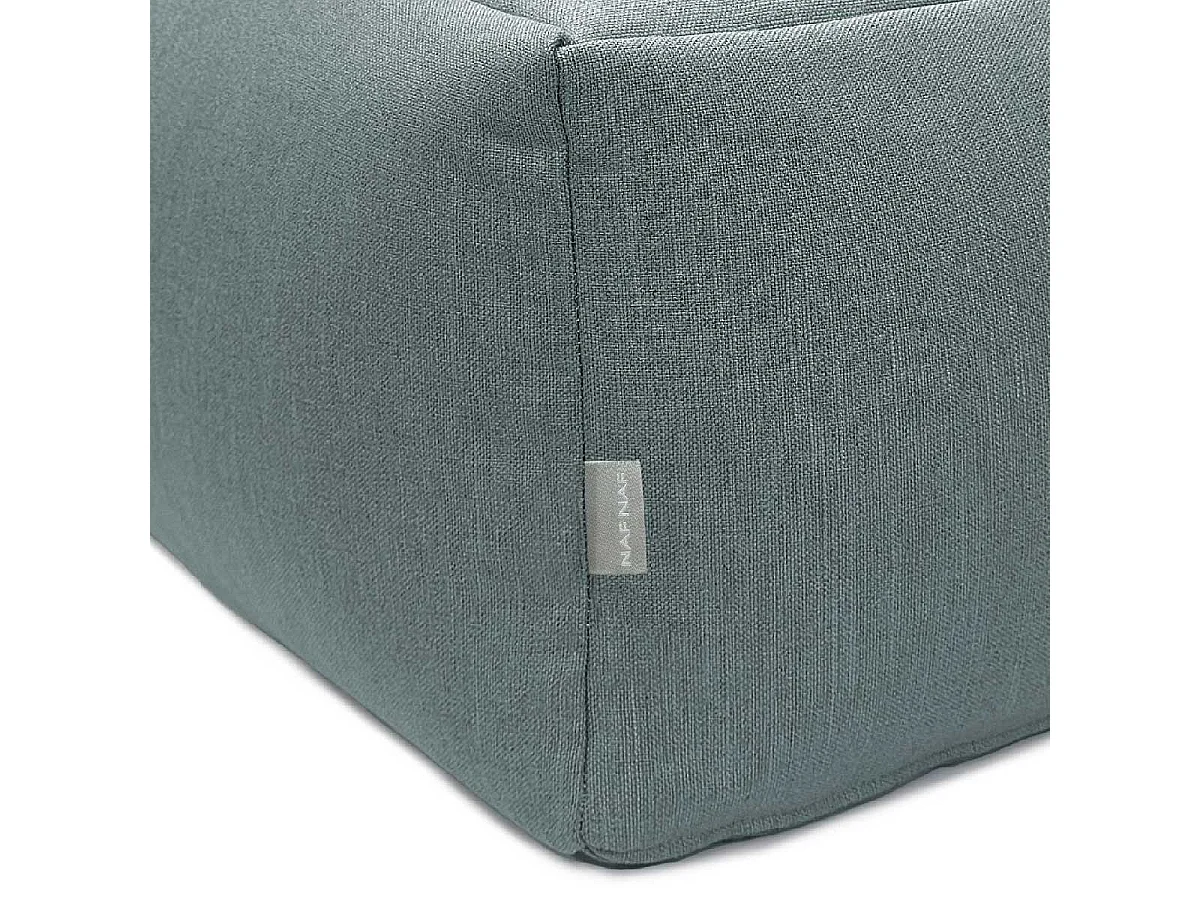 Pouf amovible Naf Naf MINK 50x50x25 cm bleu