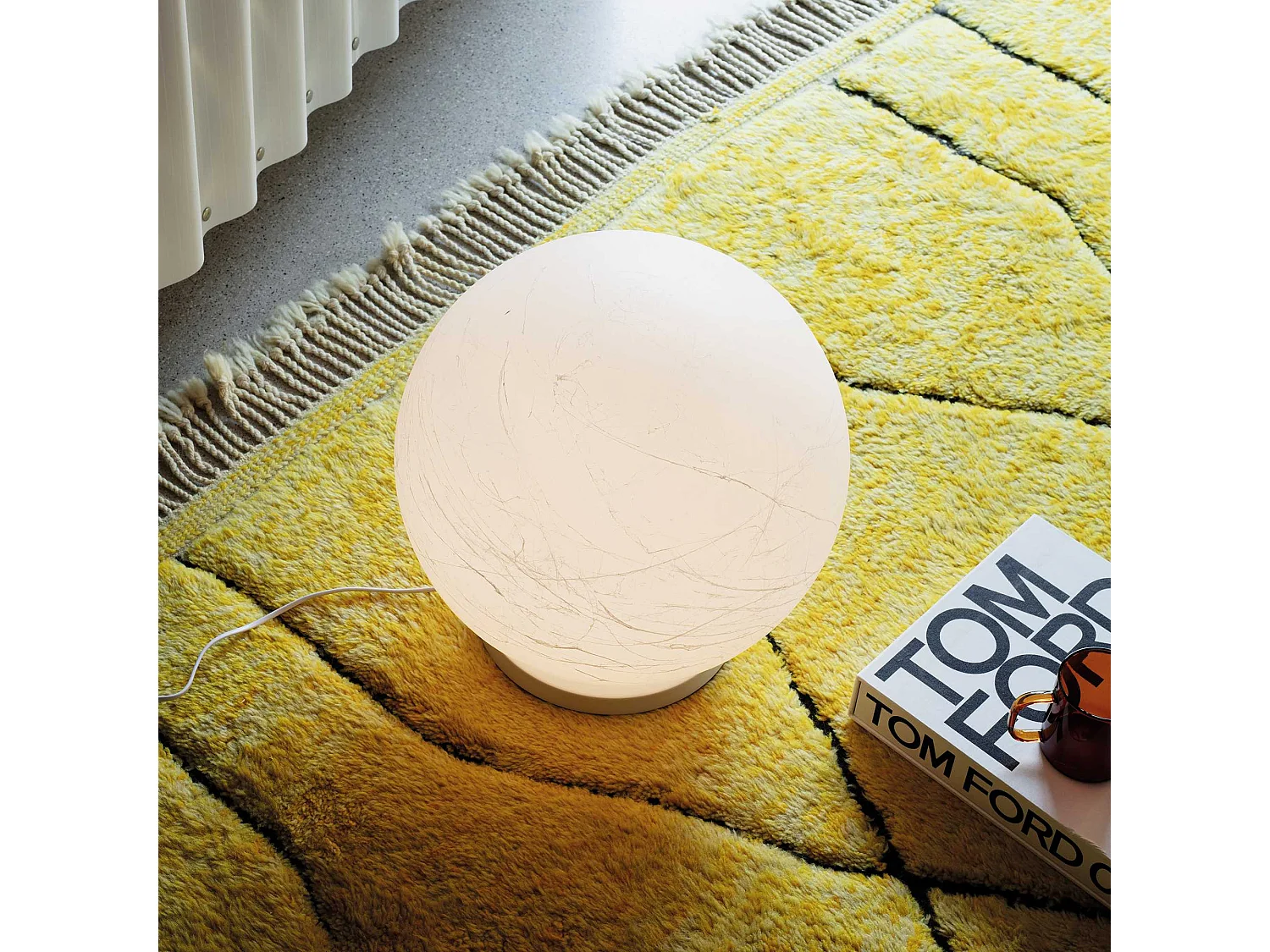 Ideal Lux CARTA Lampadaire portatif Blanc 40cm