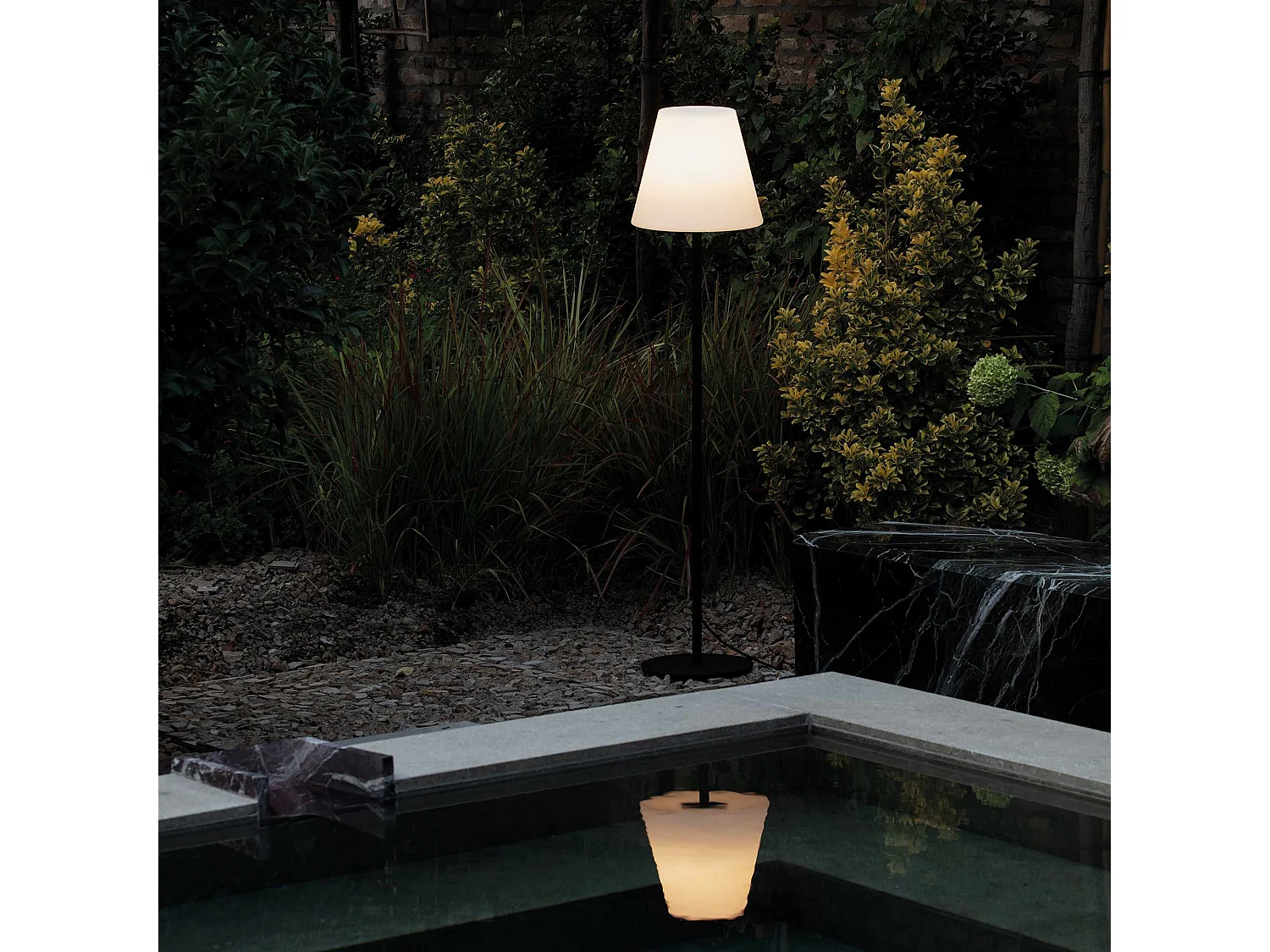 Ideal Lux ARCADIA Außenpoller Anthrazitgrau IP44