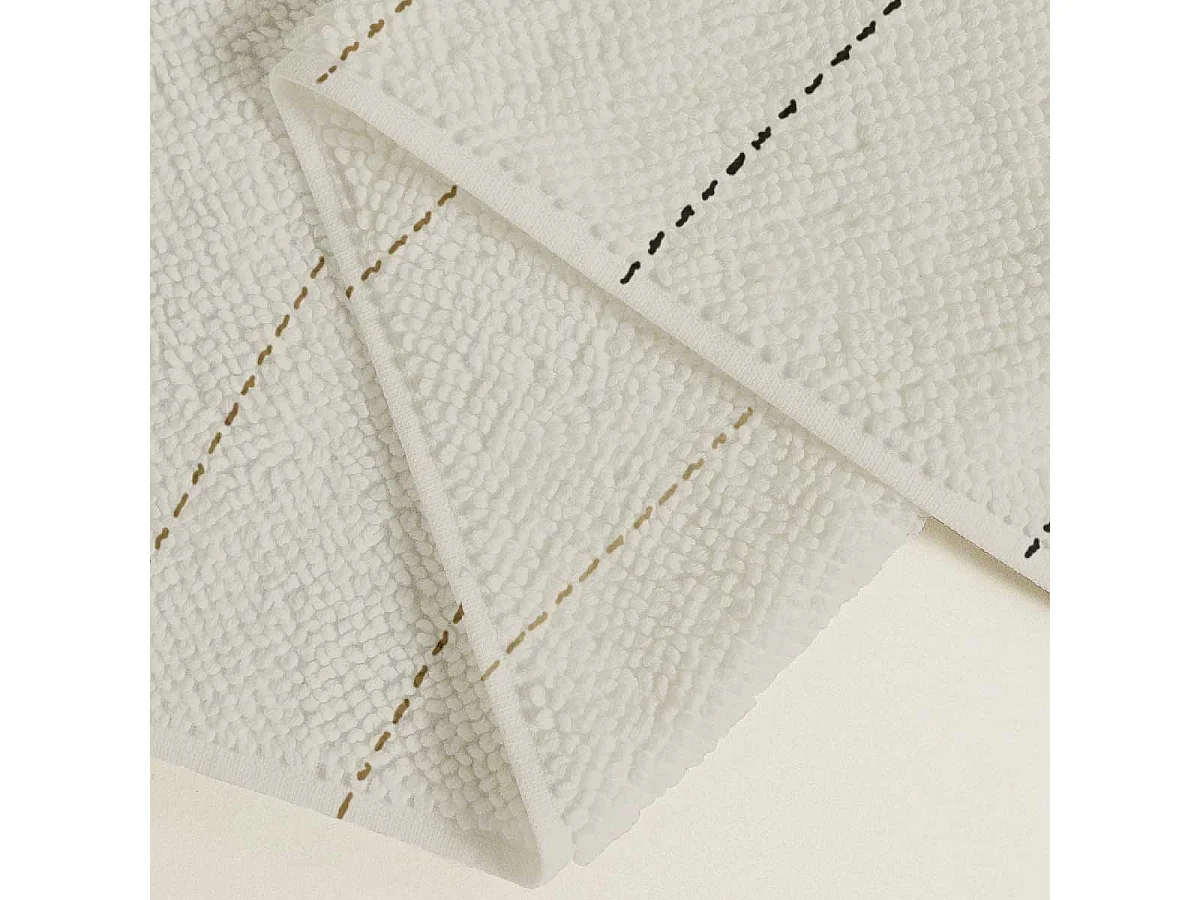 Set de 2 alfombras de baño BONE 50x70 cm  beige