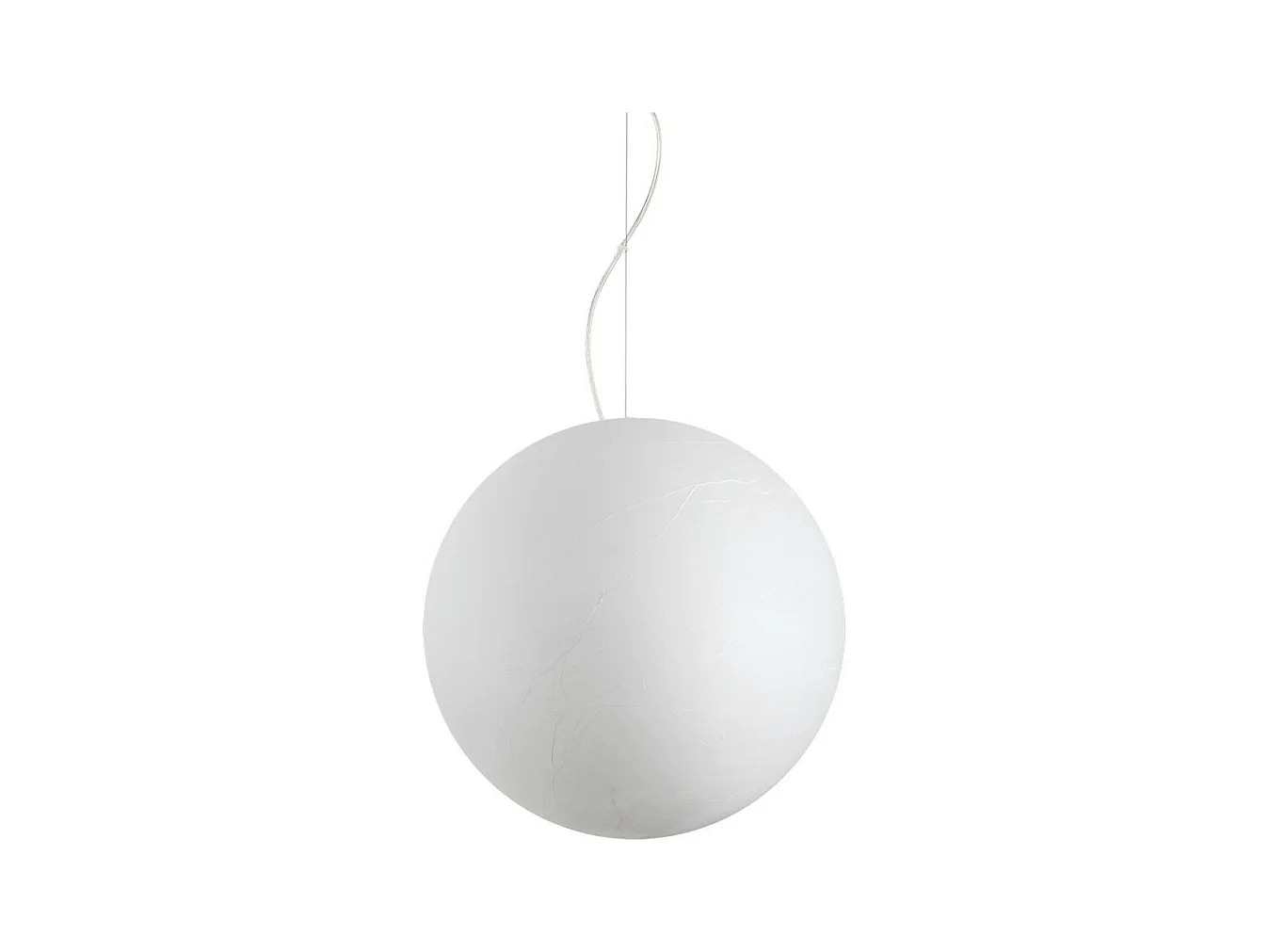 Ideal Lux CARTA Suspension d'intérieur Globe à 1 lumière, blanc, E27