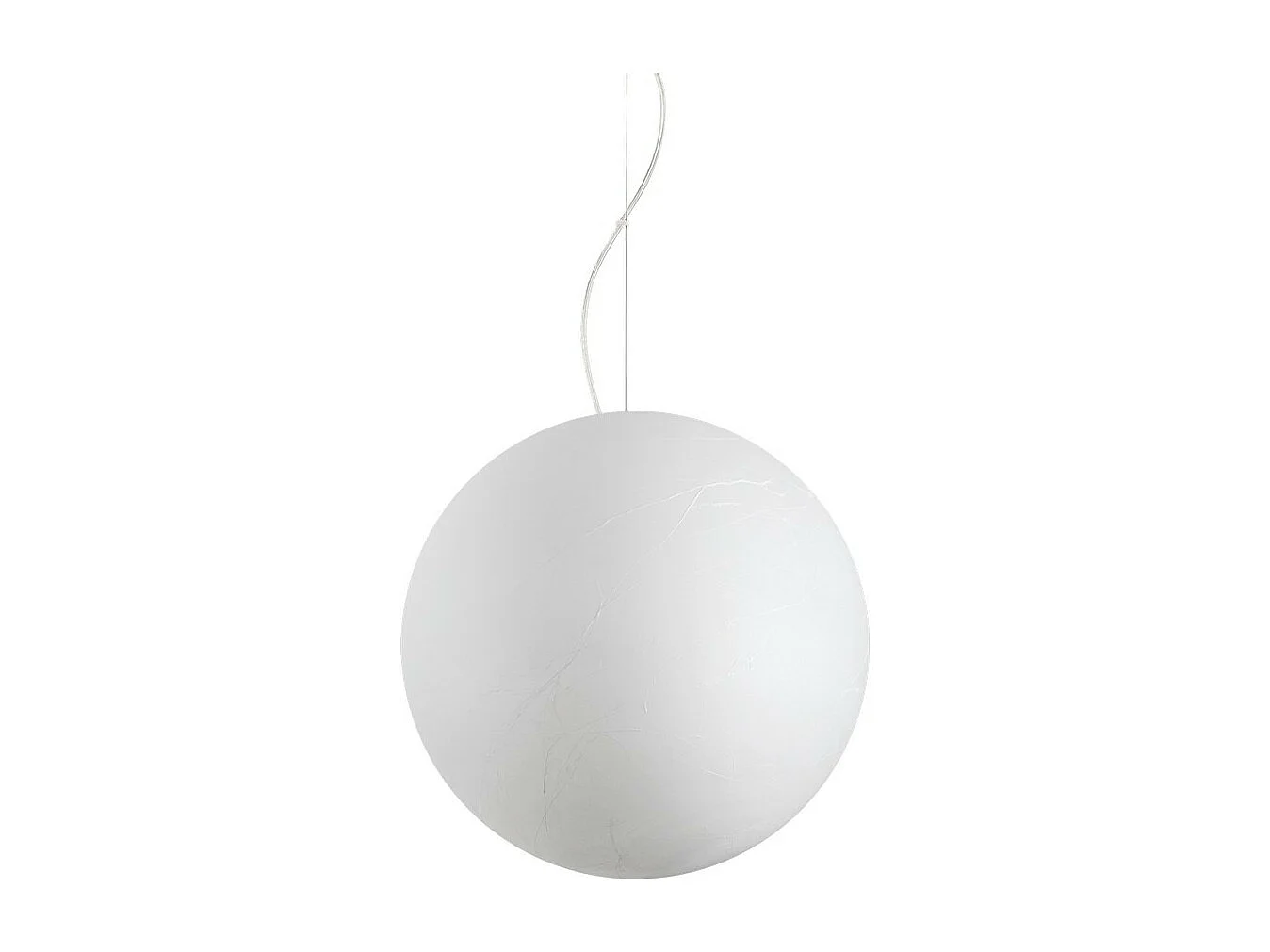 Ideal Lux CARTA Suspension d'intérieur Globe à 1 lumière, blanc, E27