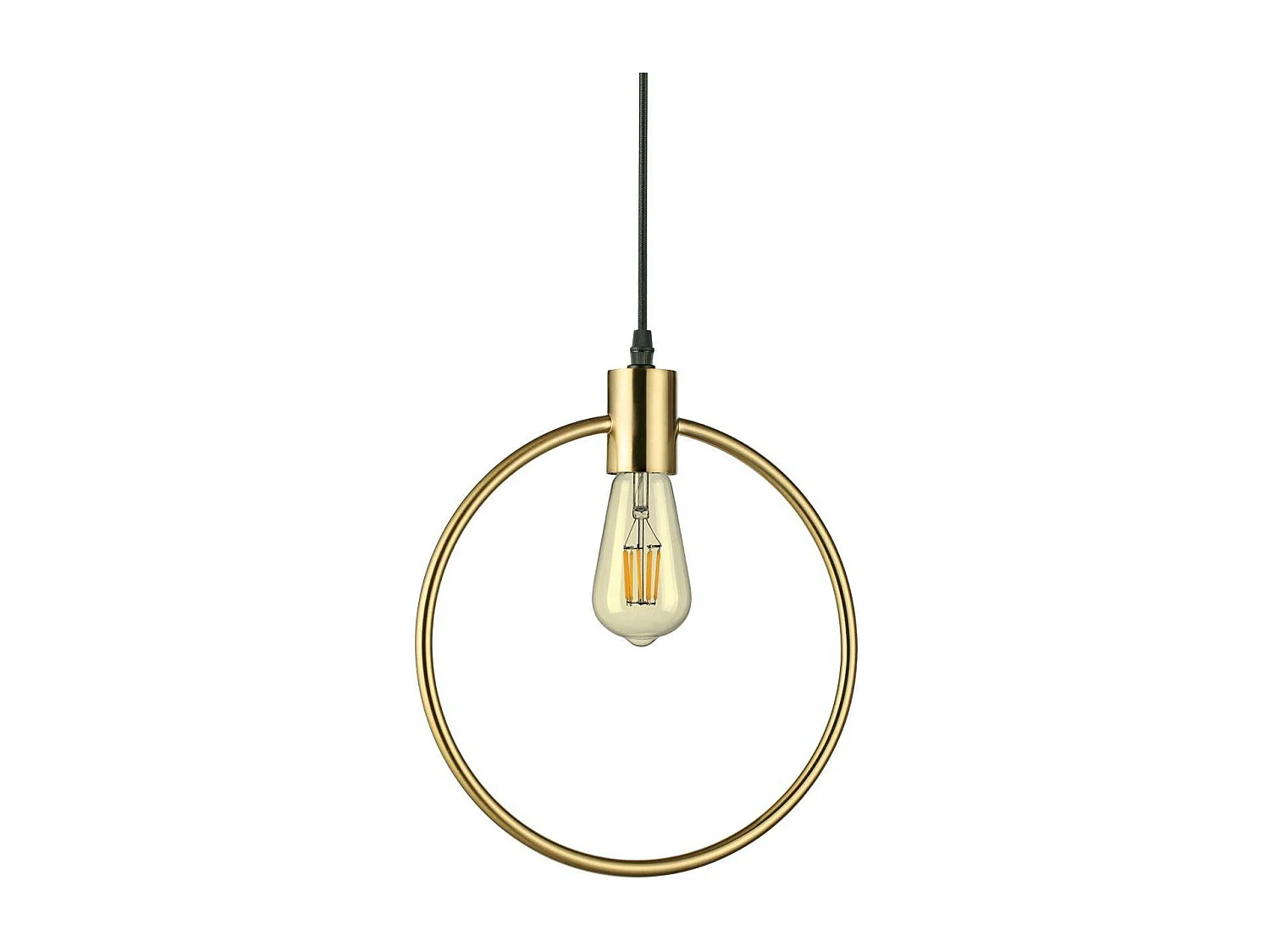 Ideal Lux Abc - 1 Licht Decke Anhänger Antik Messing, E27