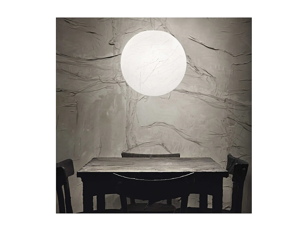 Ideal Lux CARTA Plafonnier Suspension Globe Blanc