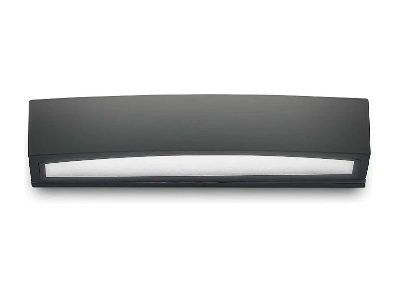 Ideal Lux Andromeda Grande applique murale extérieure à 2 ampoules, noir, mastic IP54, E27