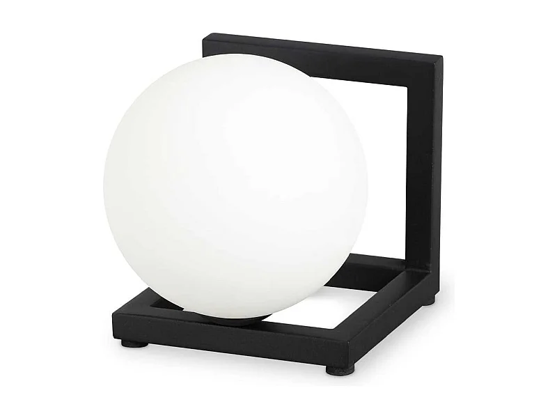 ANGOLO TL1, Lampe de Table en Métal Noir, Ideal Lux