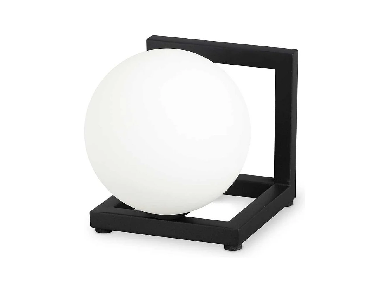 ANGOLO TL1, Lampe de Table en Métal Noir, Ideal Lux