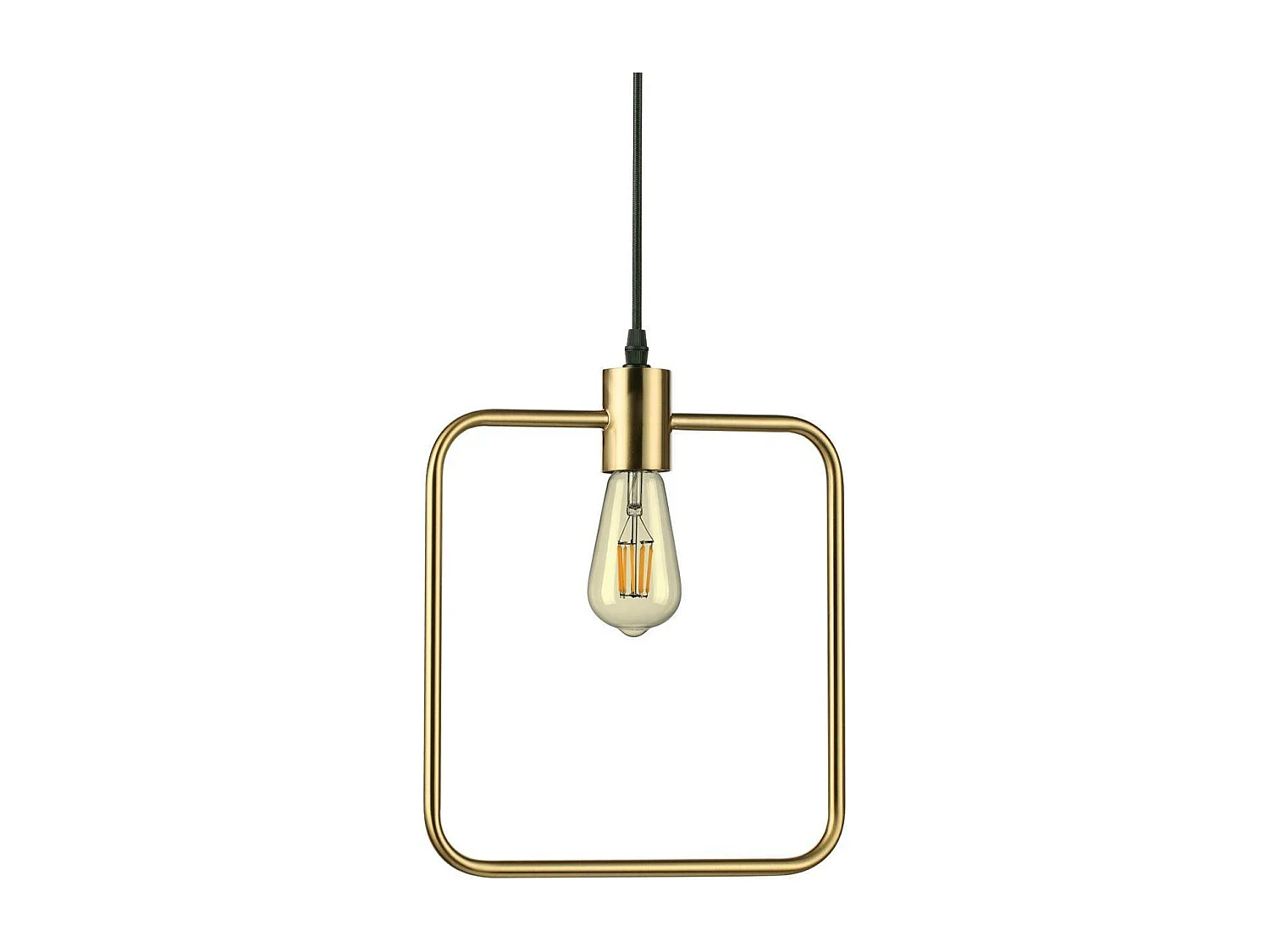 Ideal Lux Abc Plafonnier à 1 lumière en laiton antique, E27