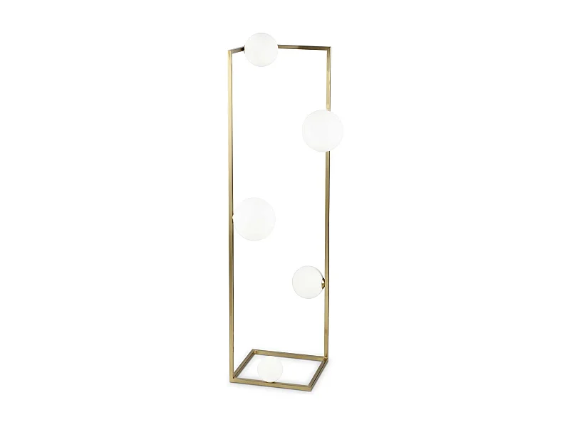 CORNER PT5, Lampadaire en laiton, Ideal Lux