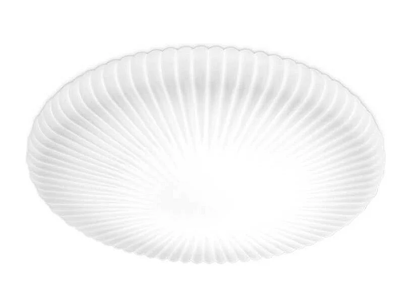 Ideal Lux ATRIUM Plafón LED integrado de cristal estampado blanco 1200Lm 3000K