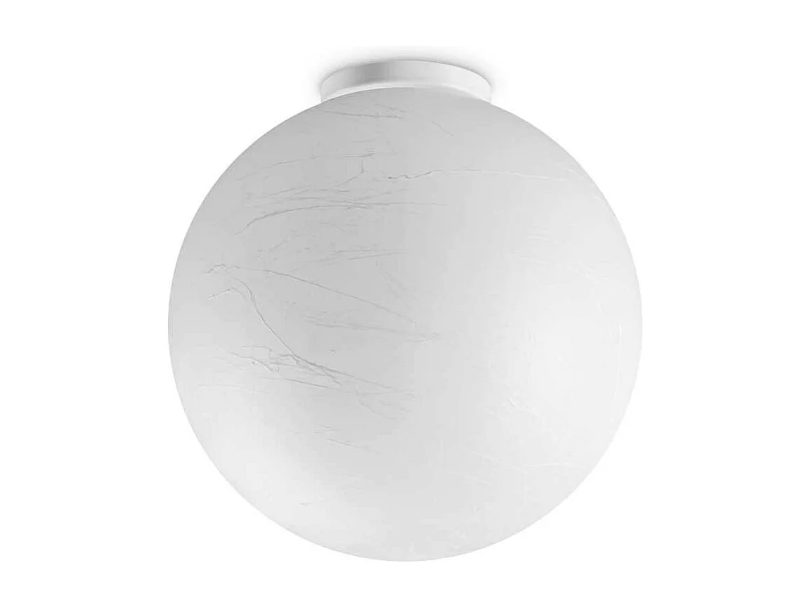 Ideal Lux CARTA Plafonnier Globe Blanc 30cm