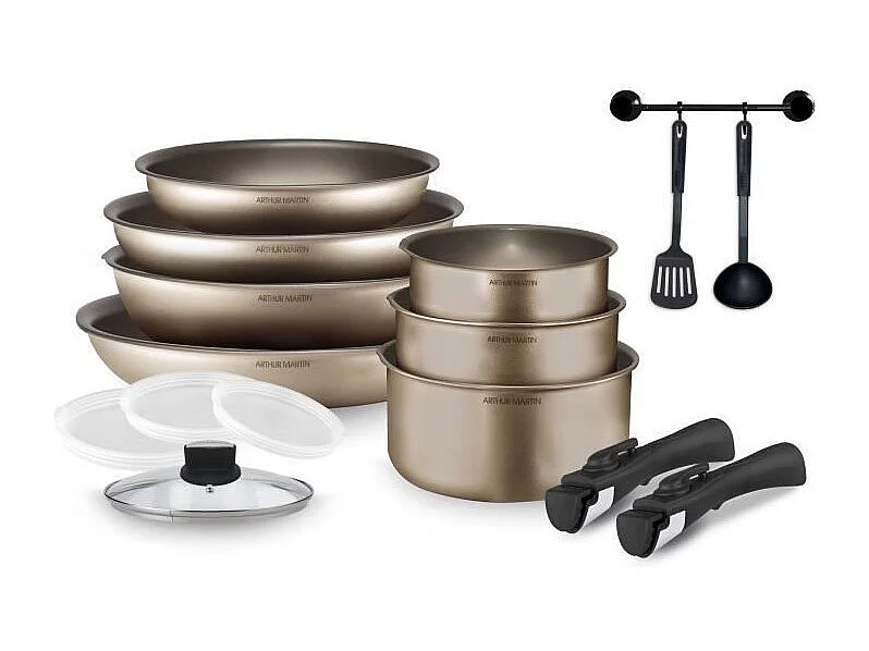 15-delige kookset - aluminium