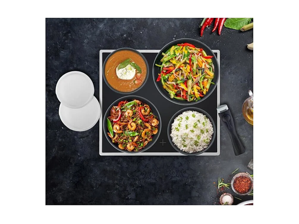 10-delige kookset - Aluminium - Zwart