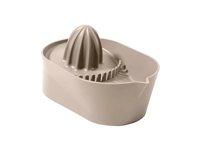 Presse-agrumes Gris Oblo Plus avec filtre intégré et réservoir - Collection CREATE