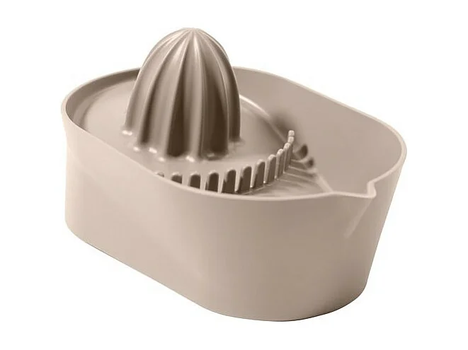 Presse-agrumes Gris Oblo Plus avec filtre intégré et réservoir - Collection CREATE