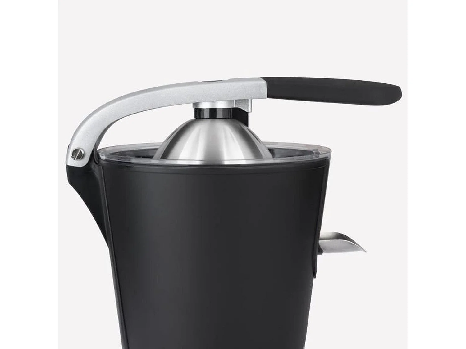 Presse agrumes - HKoeNIG - AGR82 - Electrique - 160 W - Appareil silencieux - Noir mat et acier inoxydable