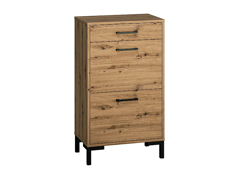 SCHUHSCHRANK Nevio Artisan Eiche 55 / 34 / 94cm