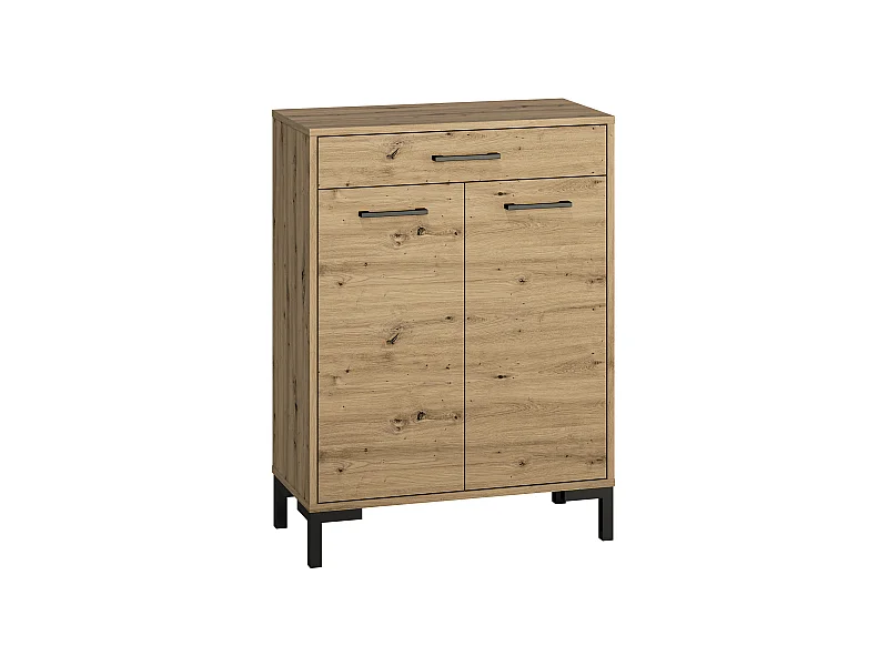 SCHUHSCHRANK Nevio Artisan Eiche 70 / 34 / 94cm