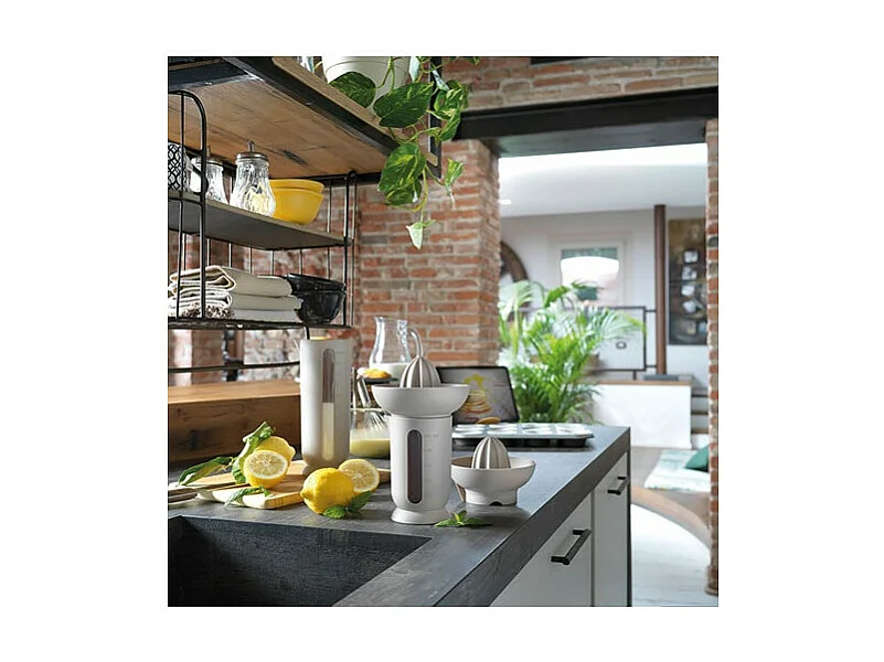 Presse-agrumes Gris UFO avec récipient Blim Plus - Collection CREATE Ufo