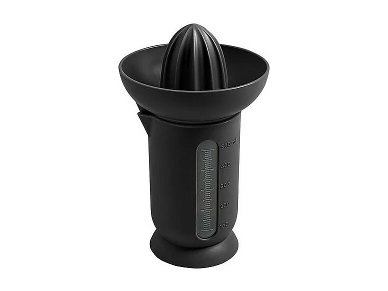 Presse-agrumes noir UFO avec récipient Blim Plus - Collection CREATE